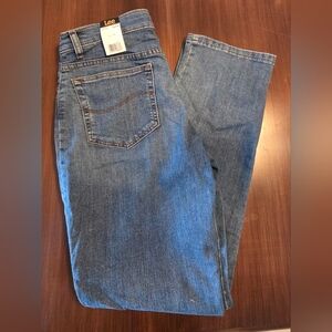 Lee Women's Size 6 Relaxed Fit Straight Leg Jeans Meridan NEW